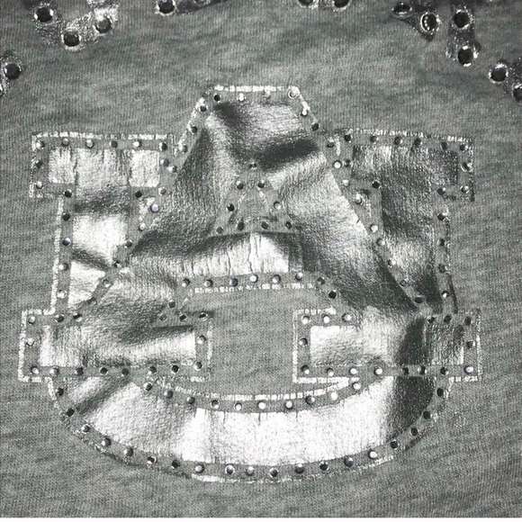 VS PINK Victoria’s Secret Auburn Zip Up Bling Sweatshirt Women’s Size Small - Picture 3 of 6